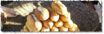 fresh baked baguettes